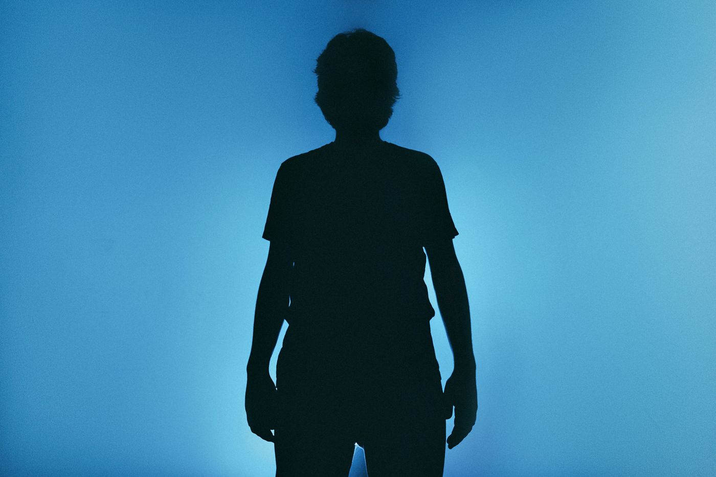 Klipsun silhouette on blue